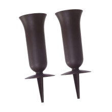 Cemetery Vase 2Piece Set  Funeral Flower Holder For Gravestones, Memorial Gift