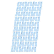 Duurzame naailabels van microvezel, handgemaakte labels, transparante print, beschrijfbare labels voor naaiprojecten, gekleurde labels, permanente