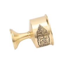 Elegant Vintage Brass Chalice 150ml Hand Made Durable Polished Goblet