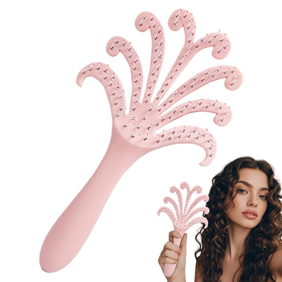 Octopus Claw Scalp Massager Head Massage Comb for Hair Growth with Flexible AntiSlip Bristles