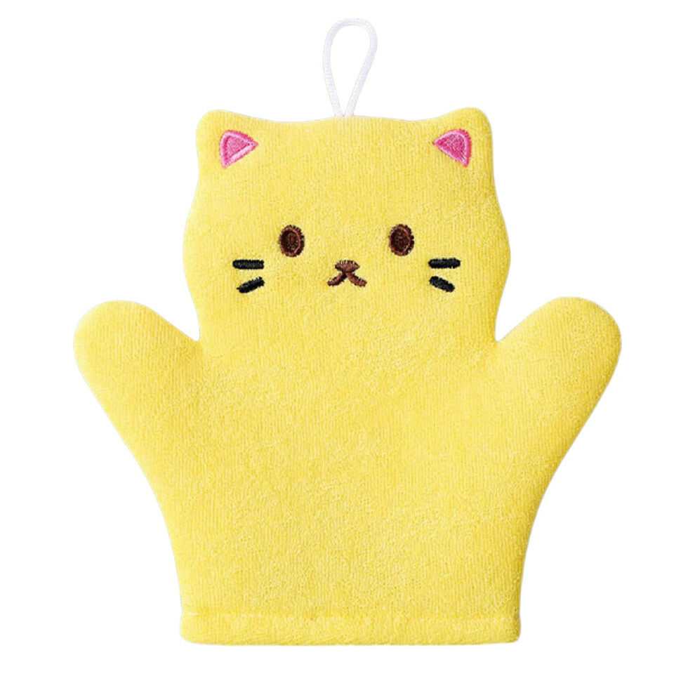 Beach Towel Microfibre Kids Bath Gloves One Size Kids Bath Washcloth Gloves Toddler Shower Mittens