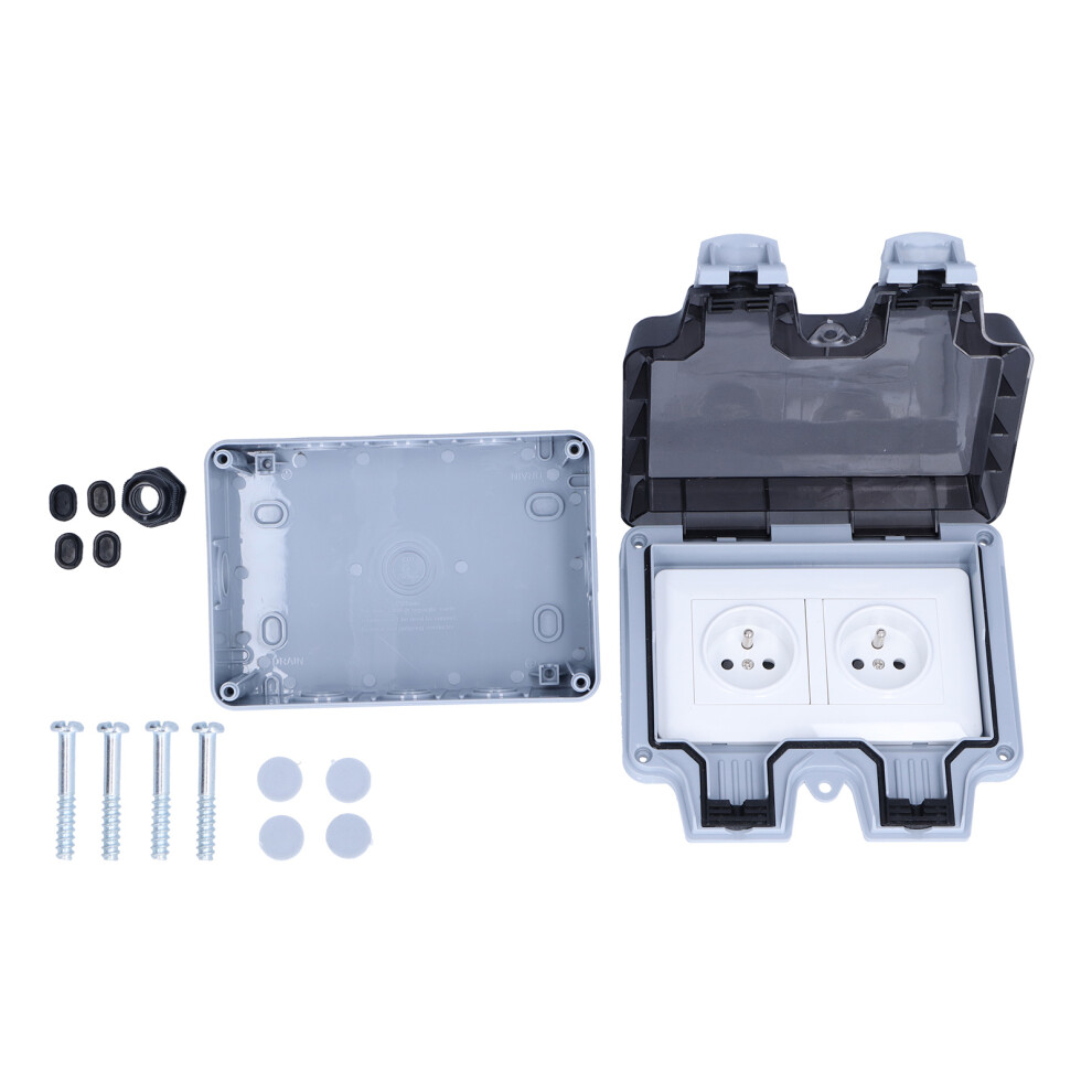 European Waterproof Power Socket 250V 16A Dustproof Ip66 Outdoor 8381377419445