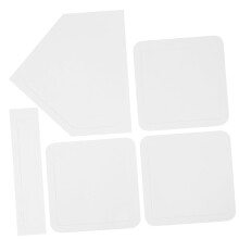 Baseball Base 10 Pcs White NonSlip Rubber 41.00x39.50x0.20 Cm Training Pitcher Softball Bases