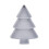 Christmas Tree Fruit Bowl ABS Plastic Tree Shaped Candy Tray Grey Kitchen Accessory 1
