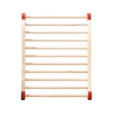 Sauna Backrest Ergonomic Curved Wood Back Support for Steam Room and Barrel Sauna 20x16 Inch