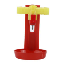 10 Pack Chicken Drinking Cups, 3-Way Steel Ball Nipple Waterer, Plastic
