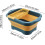 Collapsible Sink with Drain Plug and BuiltIn Strainer for Kitchen, Laundry, Camping 3