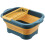 Collapsible Sink with Drain Plug and BuiltIn Strainer for Kitchen, Laundry, Camping 1