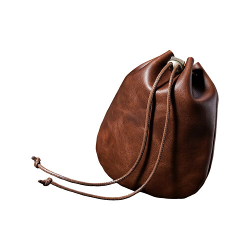 Mini-PU-Beutel mit Kordelzug, kompakt, Retro-Stil,-style2 groß