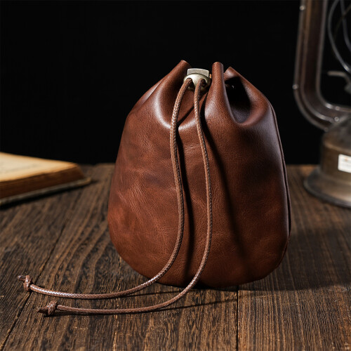 Mini-PU-Beutel mit Kordelzug, kompakt, Retro-Stil,-style2 groß 2
