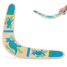 Wooden Boomerang Toy VShaped for Kids and Adults Lightweight Stable Flight for Beach and Picnic