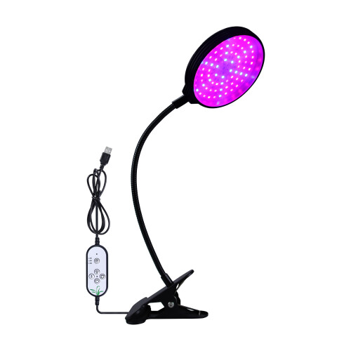 Tipo 4 Luce LED di crescita a 4 teste USB 140 cm Argento 2