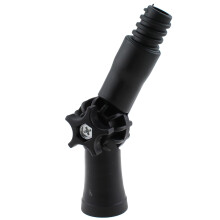 Broom Handle Adapter 5.31in Black Plastic 180 Swivel Universal Joint Mop Replacement