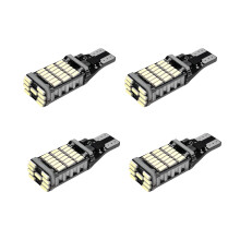 LED Reverse Lights 6500K Ice Blue 45SMD4014 T15 Socket Backup Lights For Car Brake Stop Cargo Universal