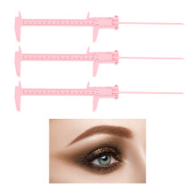 10 pezzi Ruler per sopracciglia microblading rosa da 150mm strumenti di misurazione per il trucco