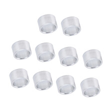 Aluminiumlegierung 10 mm runde, ungewindete Abstandshalter für Befestigungen – Durchmesser 6 mm