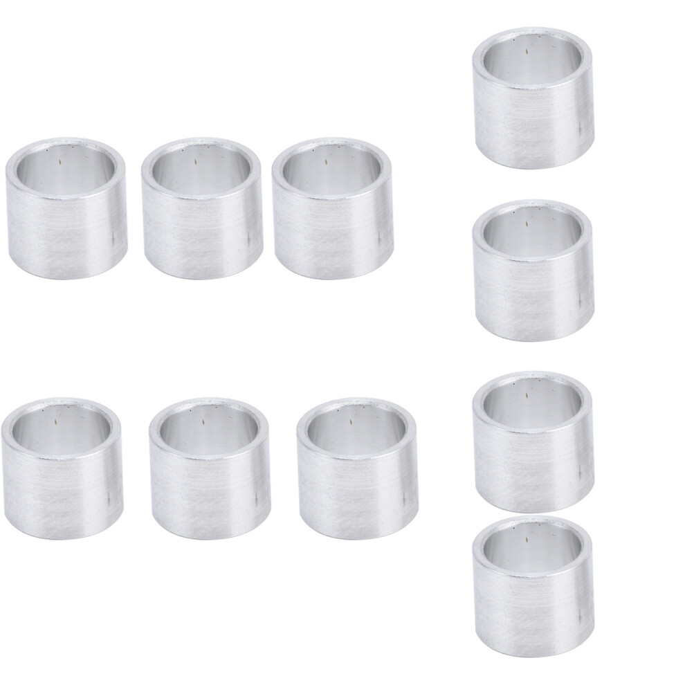 Aluminium Alloy 10Mm Round Unthreaded Spacer Supports 8Mm Inner Diameter 10Pcs 8141377425064