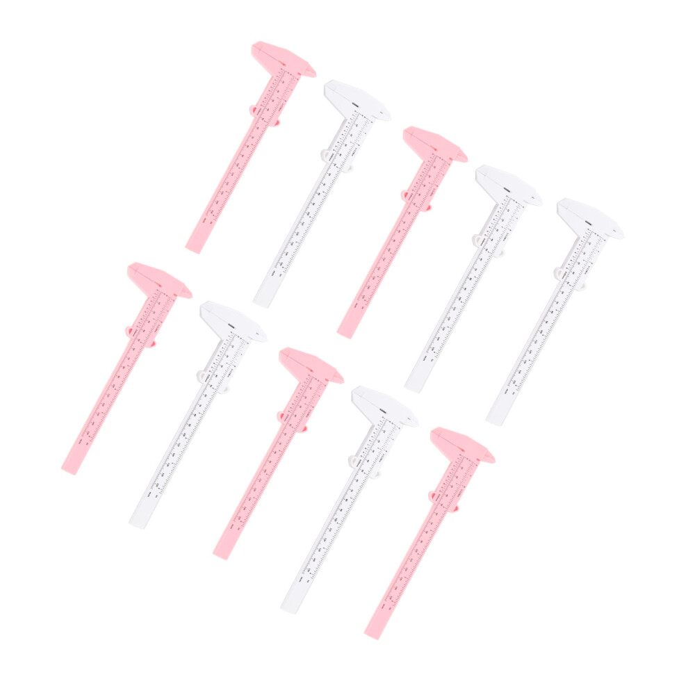 Golden Microblading Tattoo Measuring Ruler With Adjustable Ratio, Eyebrow Tattoo Ruler Double Scale Design Hygienic Application Smooth Surface Mellow