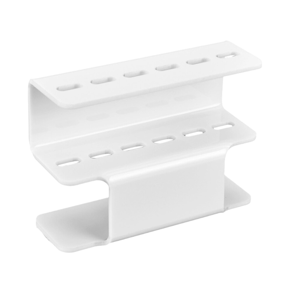 White Acrylic Eyelash Extension Tweezer Stand Rack Holder Organizer For Lash Tool Accessories Beauty Salon One Size