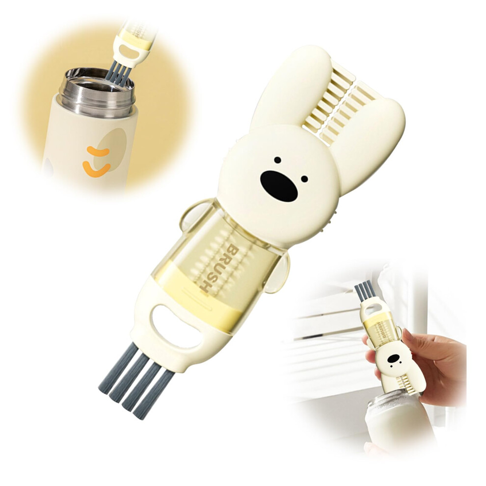 3In1 Lid Cleaning Brush 2024  Gen MultiFunctional Portable Slit Cleaning Brush Tight Spaces Baby Bottle Gaps
