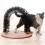 Katzen-Selbstpflegebürste, Bogen-Groomer-Massagegerät, steuert 2