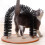 Katzen-Selbstpflegebürste, Bogen-Groomer-Massagegerät, steuert 3