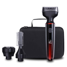 Kit di cura personale professionale, impermeabile e facile da pulire con lame autoaffilanti in acciaio inossidabile, rasoio elettrico per donne,