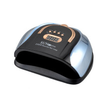 Lampe UV LED pour ongles, puissance de 256 W pour un séchage rapide et une protection optimale des yeux et de la peau. Idéale pour les fêtes