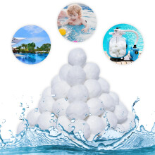 Pool Filter Balls 1.54 lbs EcoFriendly Polyester Fiber Media for Swimming Pool Sand Filter Replacement