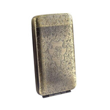 Cigarette Box Three Open Cigarette Box Retro Metal Cigarette Box Portable Thick and Thin