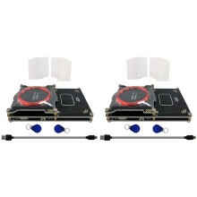 2X Atualizado 512k Proxmark3 Easy V3.0 RDV4 ID de Memória M1 IC Leitor de Cartão RFID Integrado Decodificador de Decodificador de Antena Integrado