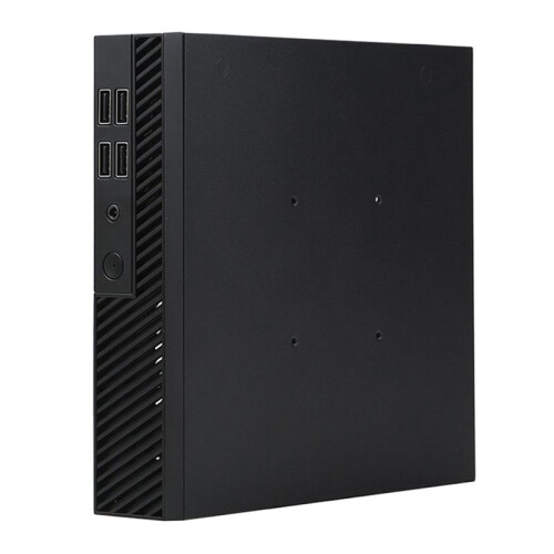 2X DX01 Thin  ITX Desktop Computer Chassis Thin Half Height Computer Chassis Portable Desktop Computer Case 1