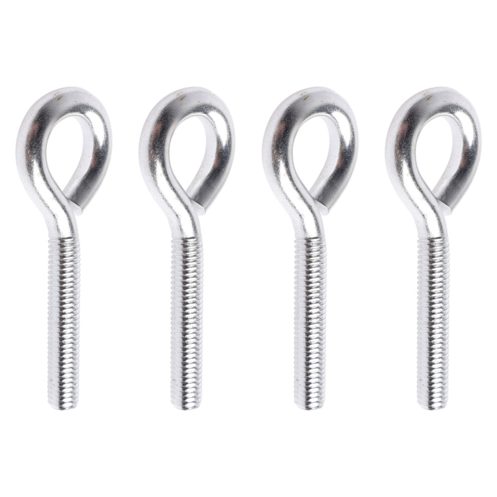 Smooth And Burr Free Metal Fastener, Corrosion Resistant Eye Bolt With Standard Machine Screw Threads Screw In Metal Expansion Bolts Heavy Duty Steel 9433291533697
