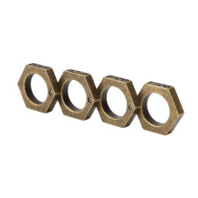 Selbstverteidigung Stahlring für Outdoor-Klettern Notfallschutz, innerer Durchmesser 2,2 cm