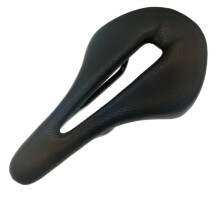 Bike Seat Bicycle Saddle Cushion for Road and Mountain Bikes, Black Leather Design with Handlebar Tape