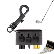 Golf Club Cleaner Brush Multifunctional Grooves Cleaning Scrub Brush, Nylon Bristles, Golf Clubs, Golf Bag Accessories