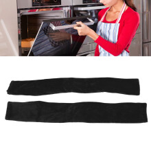 Schwarz Hook & Loop Griffschutz 2 Stück für Kühlschrank & Mikrowelle – Küchen Deko
