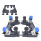 Washing Machine Base Adjustable Height and Width with Wheels Noise Reduction 360kg Load Capacity 1