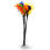 Cat Teaser Wand with Feather Bell Interactive Cat Teaser-White 4