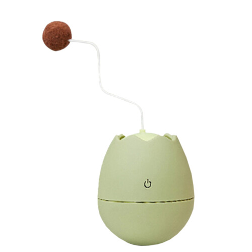 Eggshell Electric Tumbler Funny for Cat Toy Automatic-Green