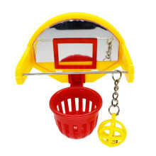 Funny Parrot Birds Toys Mini Basketball Hoop Props Parakeet Bell