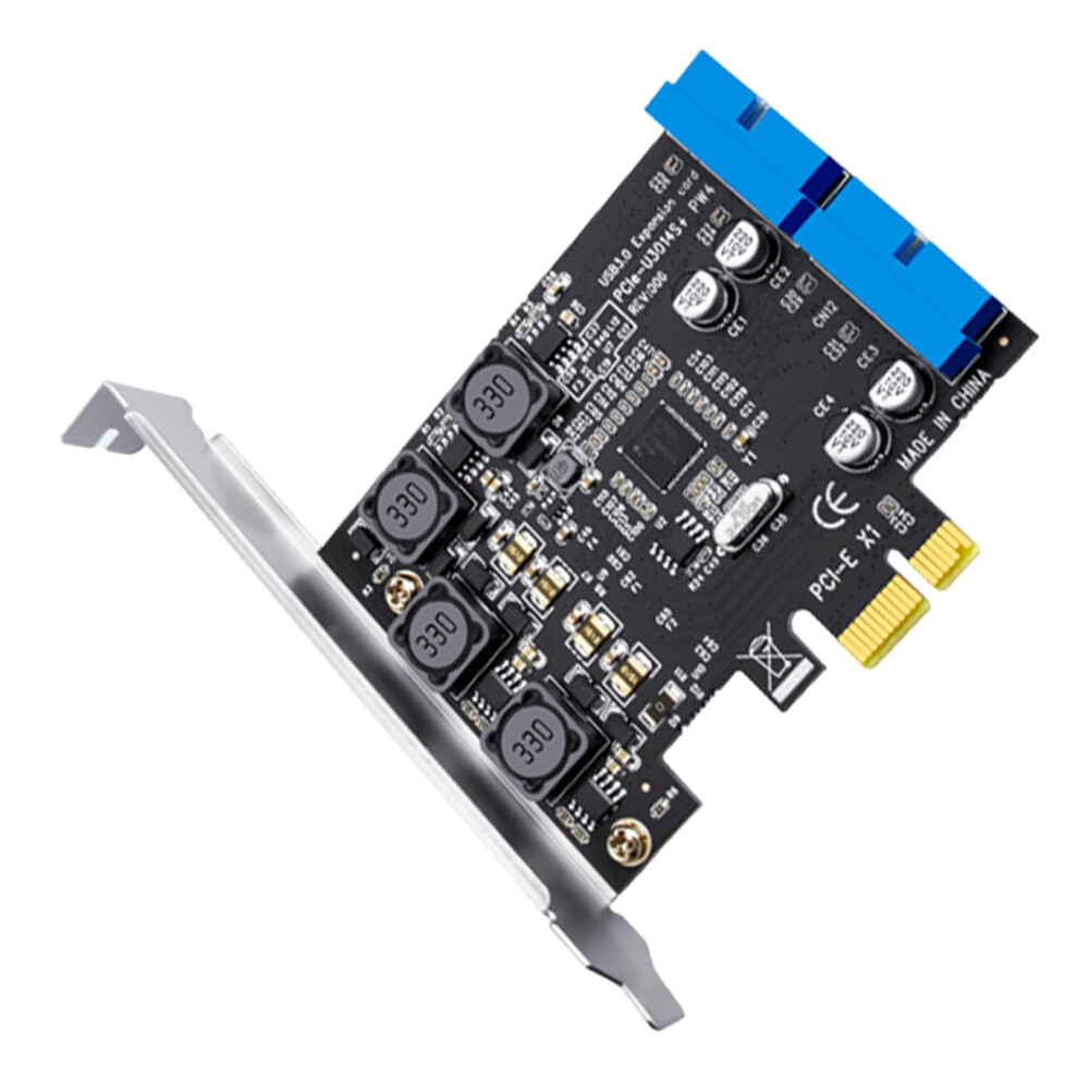 4 Port Pcie Usb 3.0 Expansion Card Speed Adapter For Desktop With Multidevice Connectivity 9382693567291
