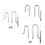 Aquarium Fish for Tank Filter Inflow Outflow Lily-Silver Style3 3