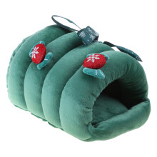 Hamster Winterschuilplaats Warm bed Kerstnest Pluche huis-XL