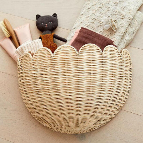 Wicker Keeper Natural Fibre Woven Container Rustic Style Holding Solution PlantBased Eteration Caddy 1