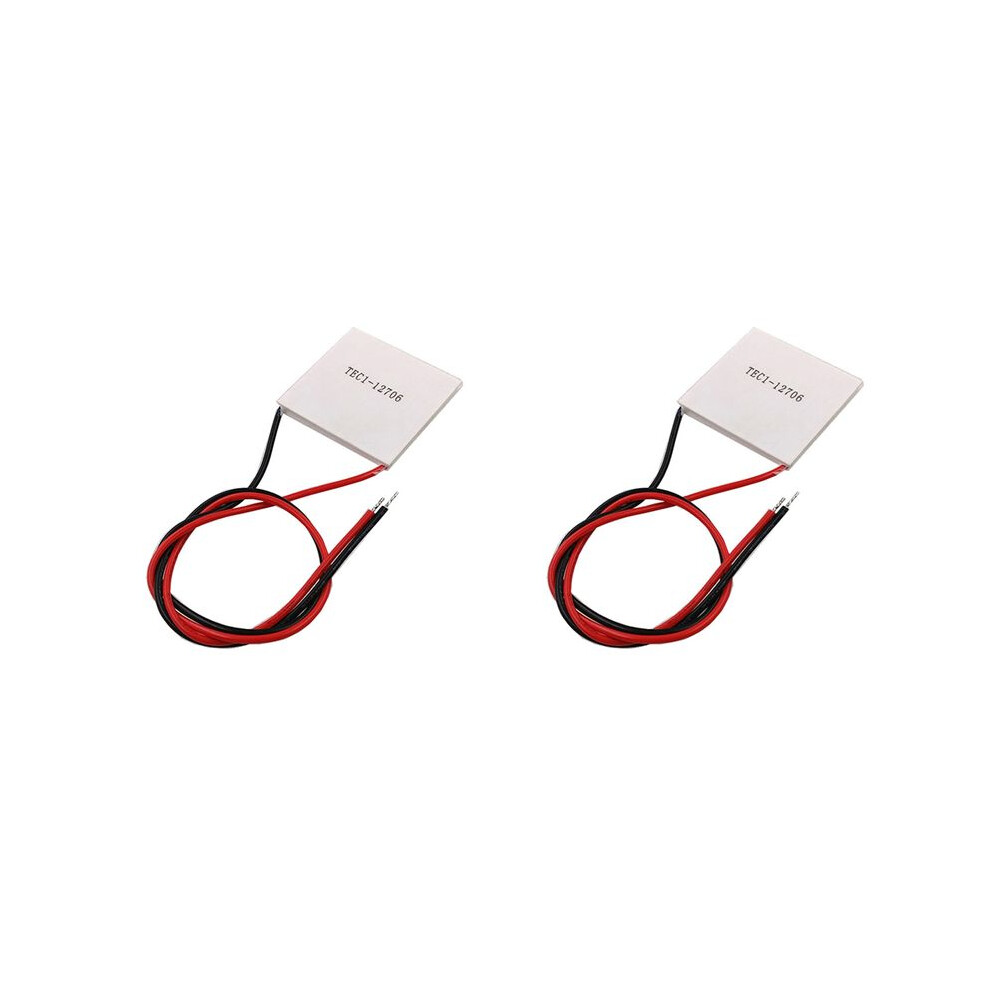 2X Tec1-12706 Thermoelectric Cooler Peltier 40X40mm 12V Semiconductor Refrigeration Qcmax 60-72W Refrigeration Piece 6033071368087