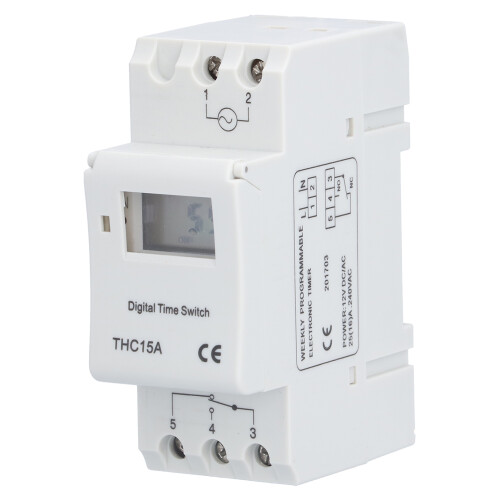 Astronomical Timer Switch Digital Programmable Timer Switch With Rechargeable Battery And Industrial Grade Chip Strong Anti Jamming Capability For 1