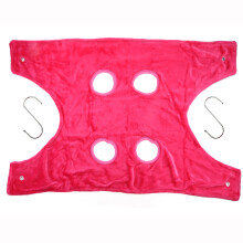 Cats Puppy Dogs Grooming Hammock Restraint Bag for-hot pink L