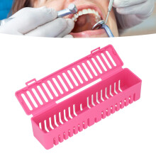 Scatola in plastica per strumenti dentali autoclave Rosa – Contenitore per conservazione e pulizia