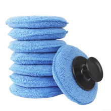 7Pcs Car Wax Applicator Pads with Handle, Scratch Microfiber Polishing for Vehicles